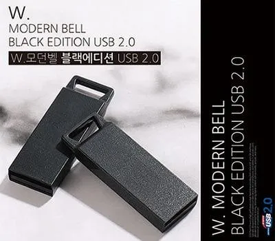 usb 판촉물 맞춤 디자인 무료 상담 5 TUI W모던벨 블랙 에디션 2.0 USB 4G