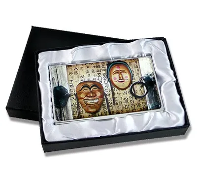 명품자개 판촉물 제작 업체 선택할 때 무엇을 봐야 할까? 5 나전칠기 하회탈 자개 명함케이스