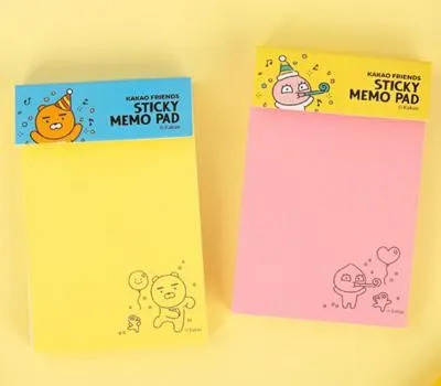 포스트잇 답례품 단독 주문 vs 공동 구매 경제성 분석 2 카카오프렌즈 해피모먼트 직사각 점착 메모지