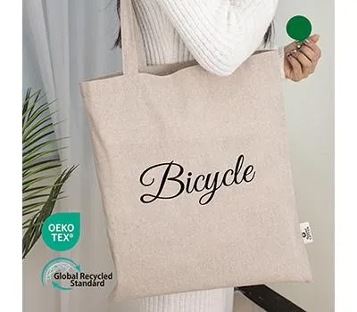 에코백 홍보물 디자인부터 배송까지 원스톱 솔루션 5 오코텍스리사이클 베이지 라이트에코백
