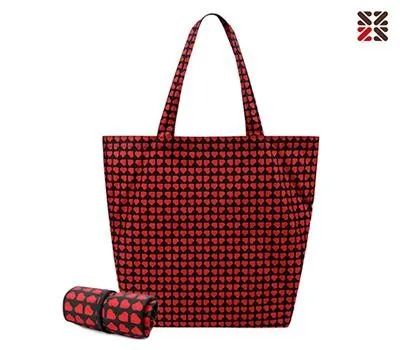 에코백 판촉물 크리스마스 한정판 5 에코패턴 장바구니 블랙하트