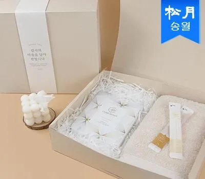 속초판촉물 고객 만족도 99% 업체 소개 2 프리미엄 꿀 수건 답례품A160g 코마 40수1꿀스