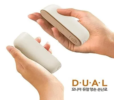 보조배터리 판촉물 학생들이 좋아하는 아이템 5 컴우드 모니아 듀얼 양손 손난로 CW-W6000