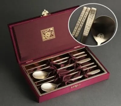 은평구판촉물 품질 걱정 없는 업체 찾는 법 2 훈민정음 골드 2인 수저세트