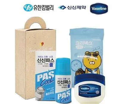 여수판촉물 최신 트렌드 TOP 10 소개 2 브생건107호 신신 롤온쿨연고 바세린젤리 카카오 물티슈