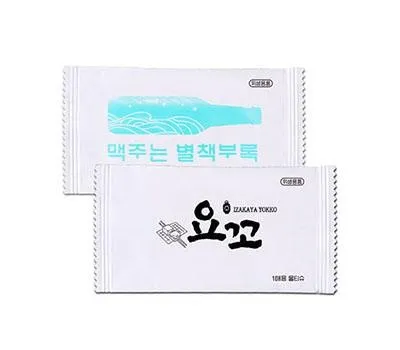 물티슈 판촉물 국내산 원료 100% 사용 4 1매 물티슈 中 1도~4도