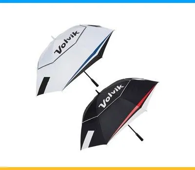 골프우산 판촉물로 고객 만족도와 브랜드 이미지 동시 향상 5 볼빅 v 로고 이중방풍 우산 골프 우산