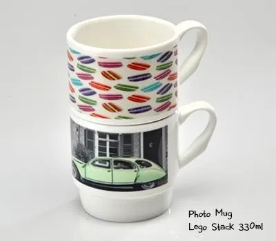 머그컵 판촉물 예산 절약 꿀팁 4 포토머그 레고 스텍 330ml 11온스
