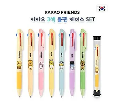 의왕판촉물 납기 지연 걱정 끝! 해결 방법은? 4 카카오프렌즈 3색 볼펜 케이스 세트
