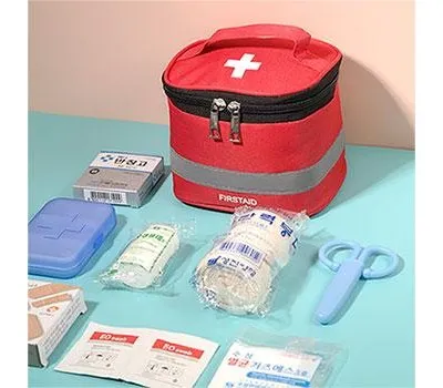 여주판촉물 박람회 준비 D-30, 서두르세요! 3 레드박스 구급파우치 세트