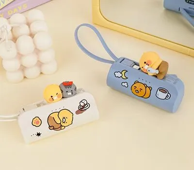 보조배터리 판촉물 고객 만족도 높이는 아이템 2 카카오프렌즈 춘식이 도킹형 보조배터리 5,000mAh