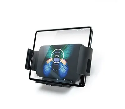 자동차용품 판촉물 선택 가이드 완벽 정리 4 NV66-WCC10Q 와이드형 차량용 고속 무선 충전기