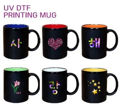 머그컵 기념품 하자 발생 시 대응 절차 완벽 매뉴얼 5 드망즈 UV DTF필름인쇄머그 무광 블랙라인 345ml 12온즈