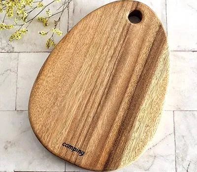 캠핑 판촉물 누적 판매 1위 제품 2 캠핑통원목물방울도마