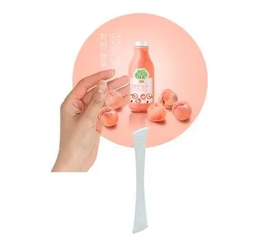 고성판촉물 제작 사이트 여기 어때요? 4 투명 원형 에스팬시 부채
